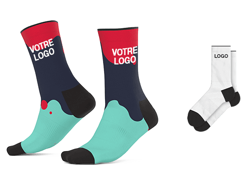 Glide - Chaussettes personnalisées avec logo