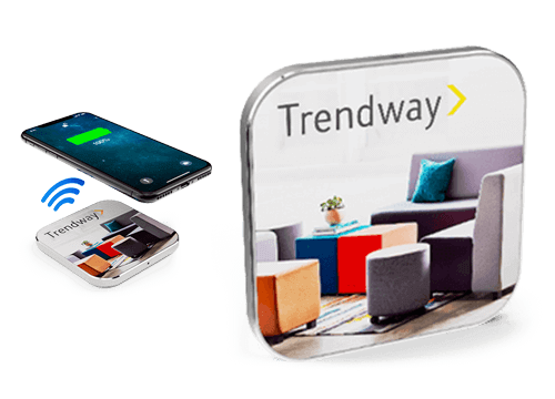 Edge - Chargeur Induction Publicitaire Edge - Chargeur Induction Publicitaire