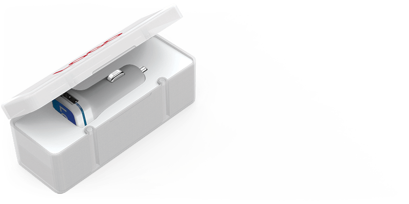Vista - Chargeur USB Voiture Personnalisable Vista - Chargeur USB Voiture Personnalisable