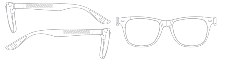 Lunettes de soleil Sérigraphie