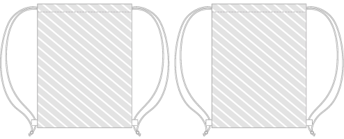 Sac &agrave; cordon Impression photo