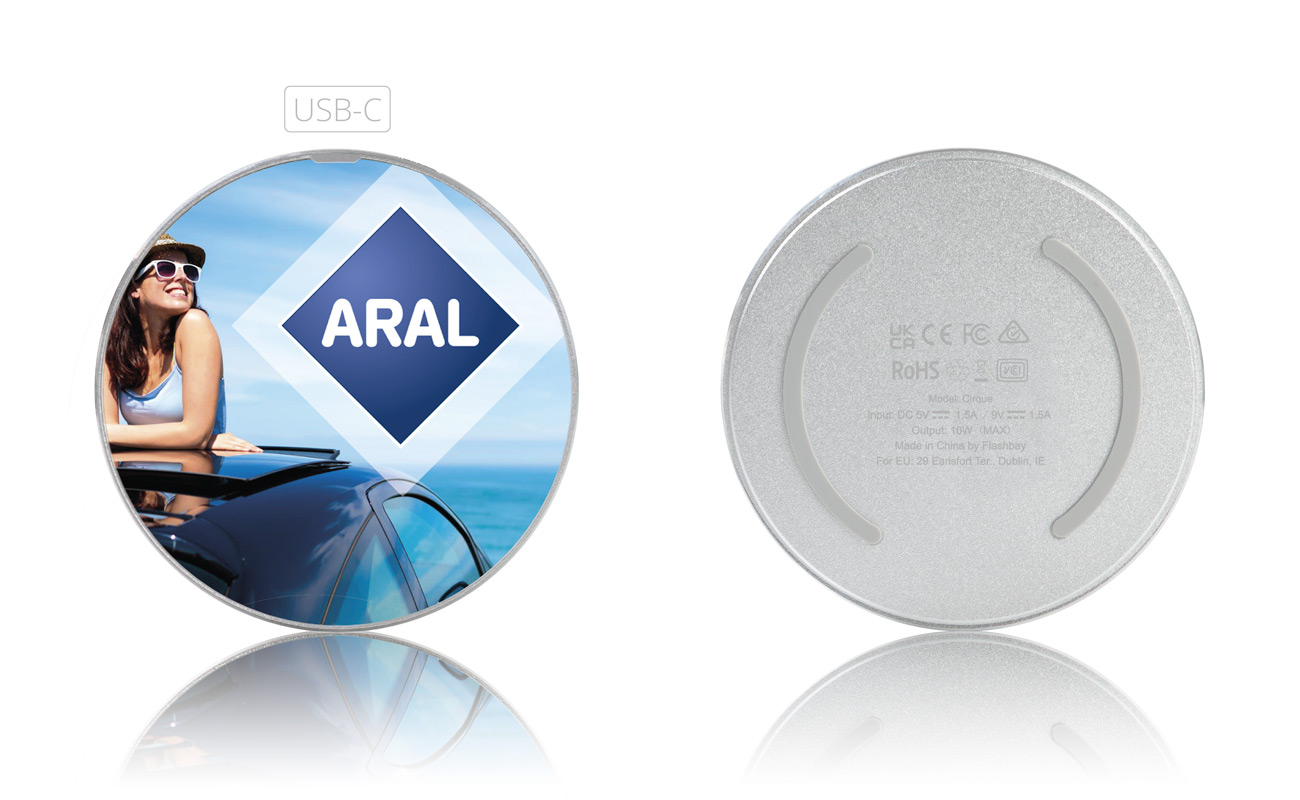 Cirque - Chargeur Sans Fil Goodies Personnalisé gallery thumbnail