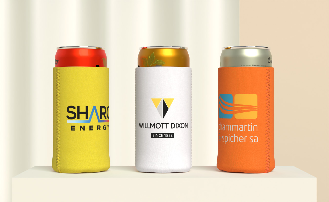 Fresco Slim - Housses pour boissons avec logo gallery thumbnail