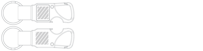 Porte-cl&eacute;s Sérigraphie