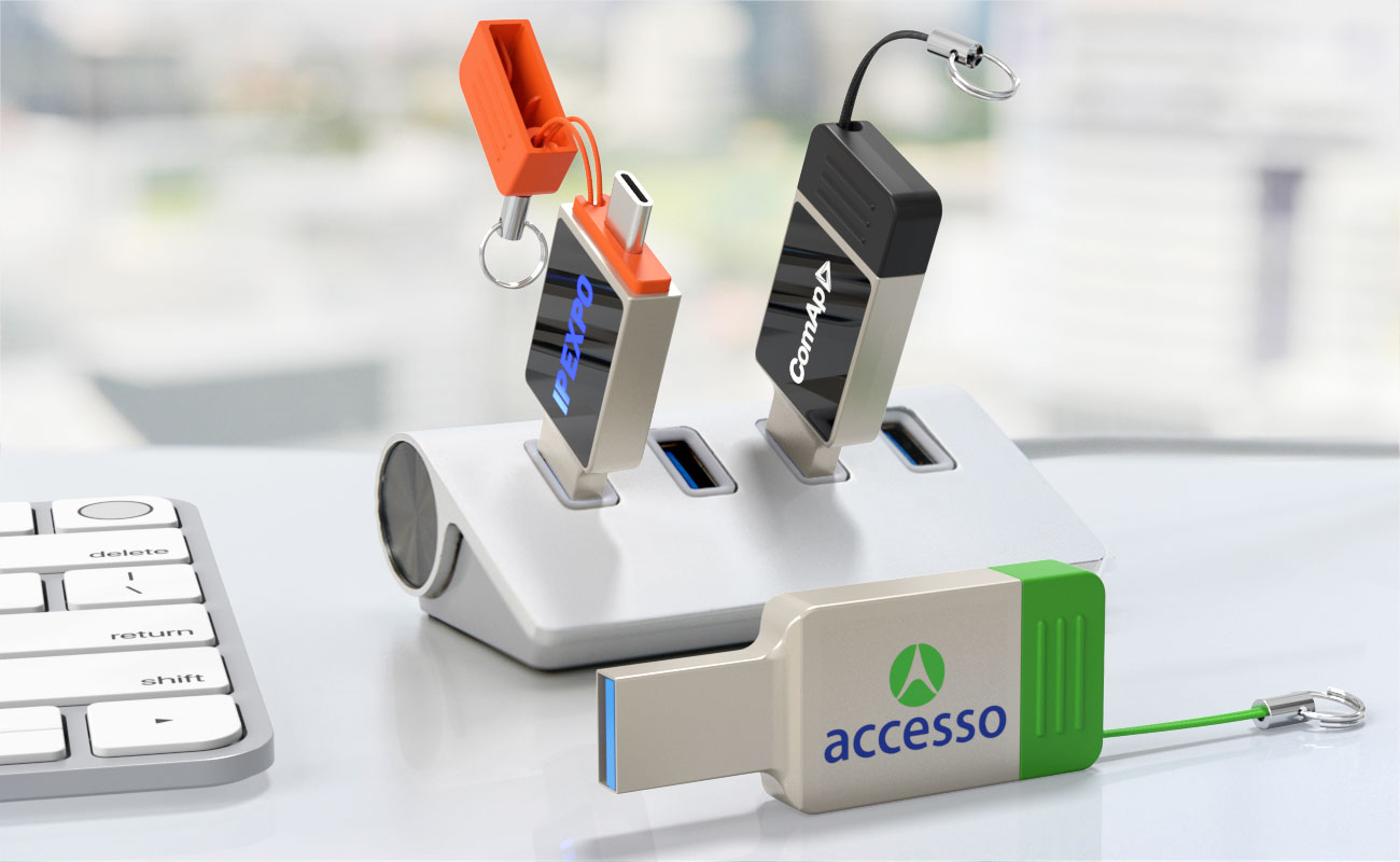 Neon - Clé USB-C Publicitaire gallery thumbnail