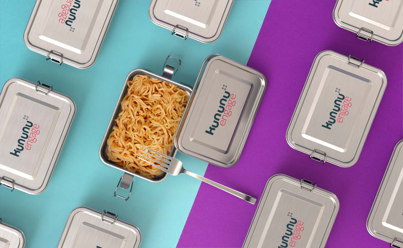 Nibbles - Récipients pour aliments avec logo gallery thumbnail