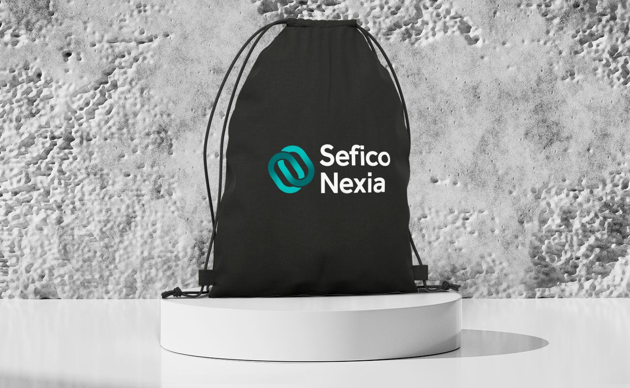 Prime - Tote bags à cordon marqués gallery thumbnail