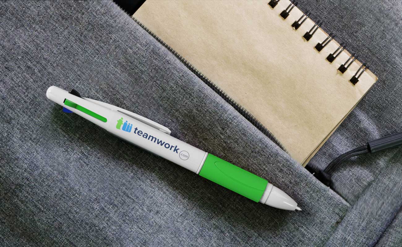 Quad - Stylos 4 couleurs personnalisés gallery thumbnail