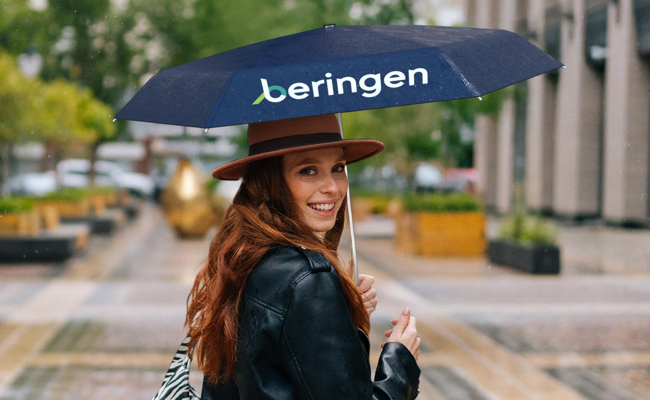 RainHalo - Parapluies promotionnels avec logo gallery thumbnail