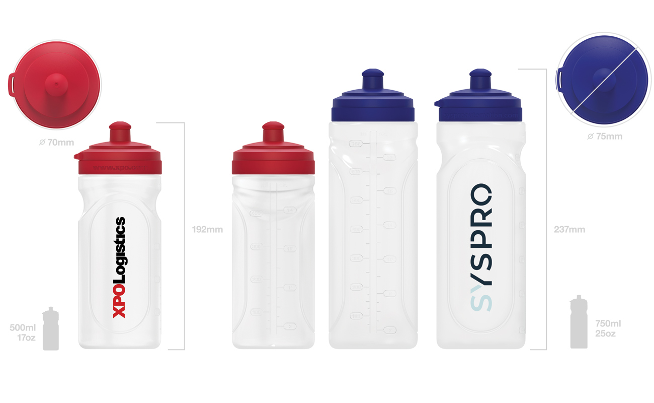 Refresh - Gourdes en plastique publicitaires avec logo gallery thumbnail