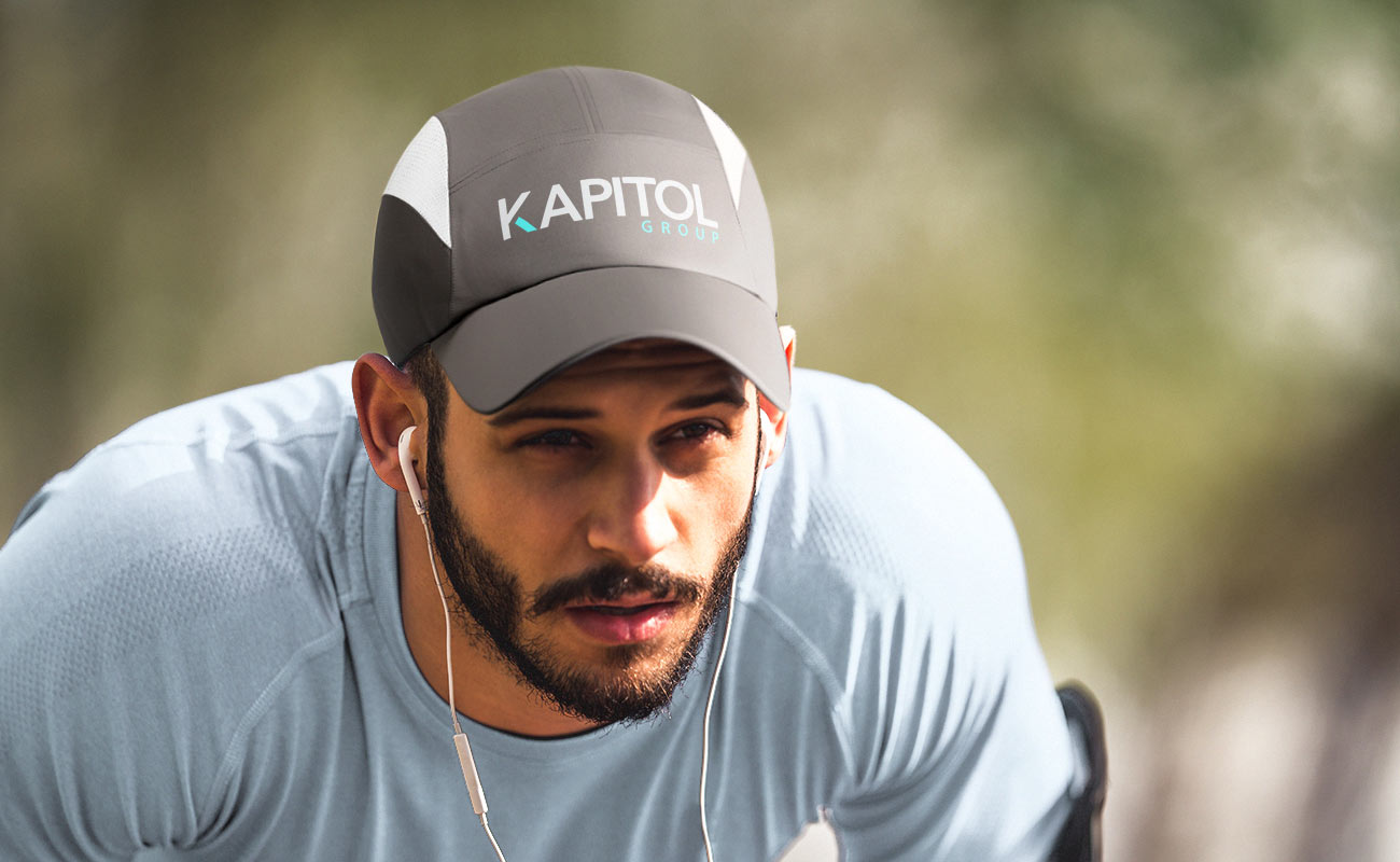 Sprinter - Casquettes Running imprimées avec logo gallery thumbnail