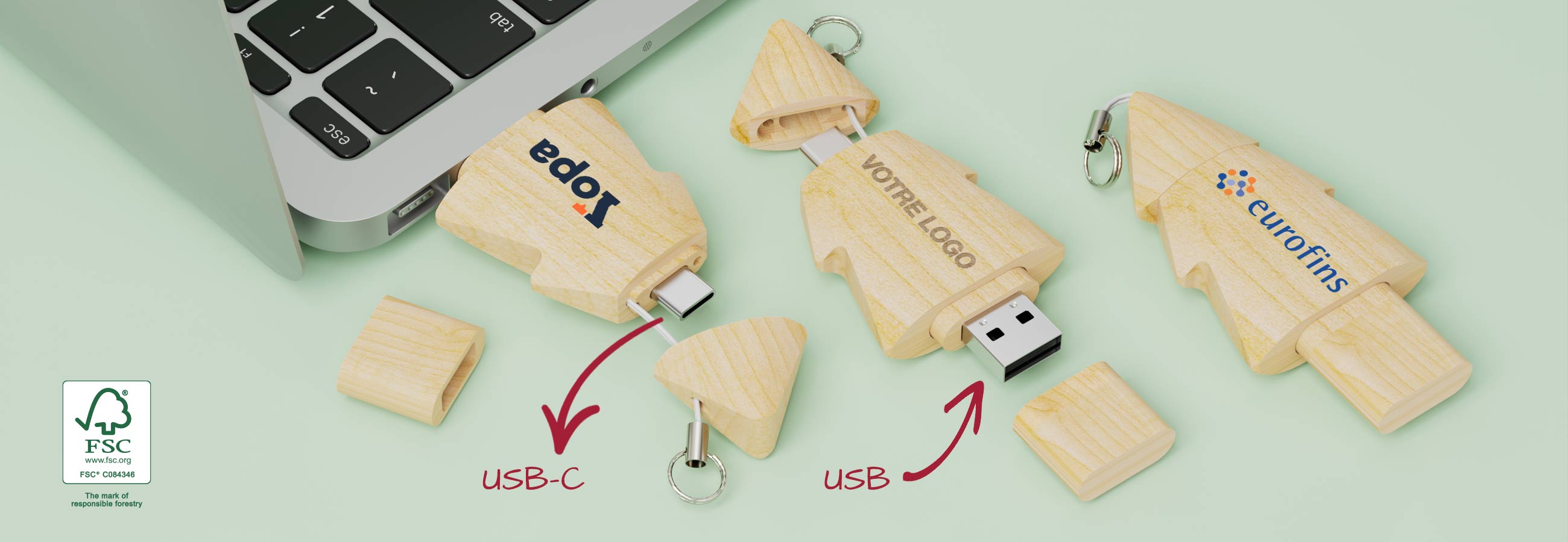 Clé USB Tree Duo