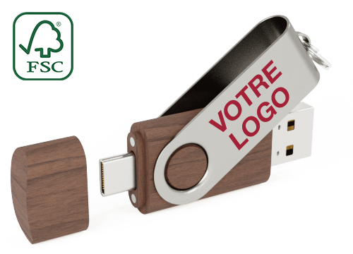 Twister Go Wood - Clef USB Personnalisée