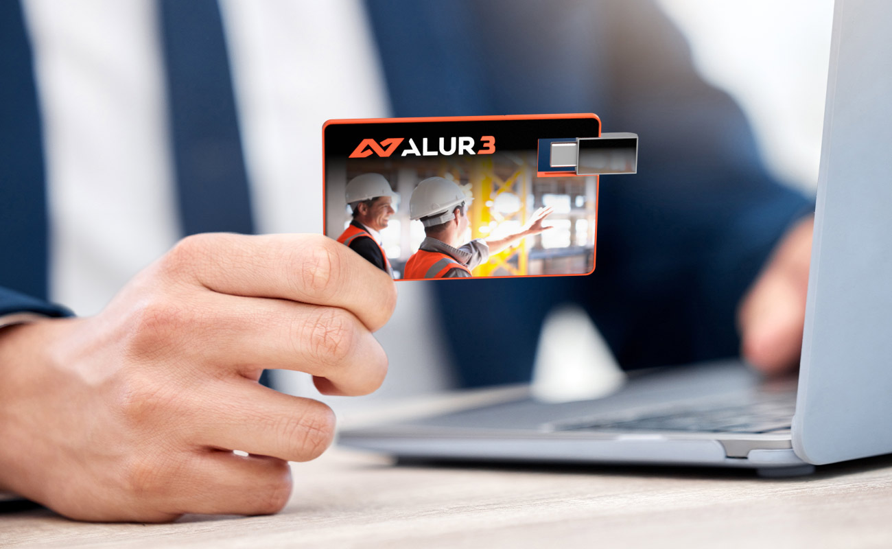 Wafer Duo - Carte USB Personnalisable gallery thumbnail