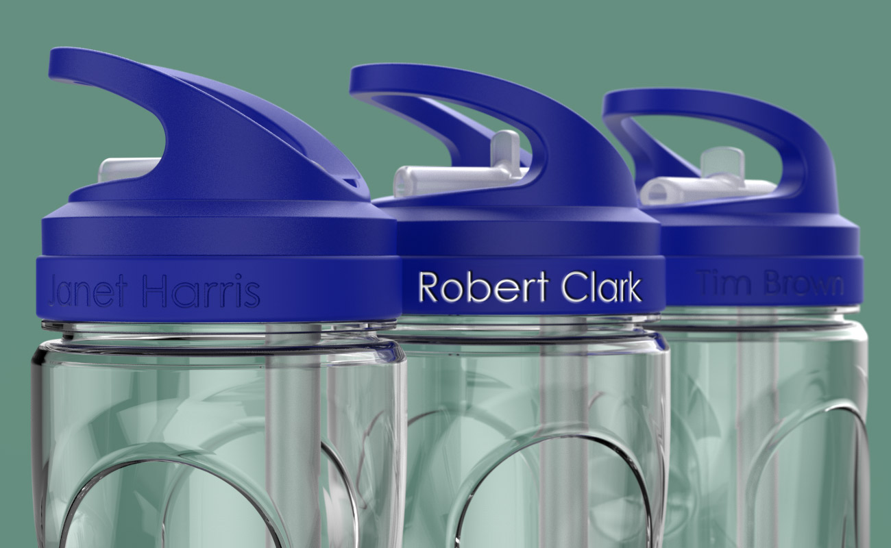 Wave - Gourdes en plastique goodies personnalisées gallery thumbnail